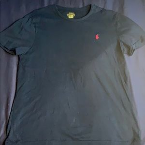 Men’s black polo shirt